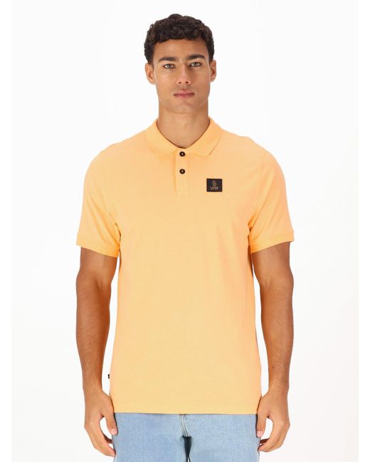 Luke 1977 Orange Laos Pure Cotton Polo for men