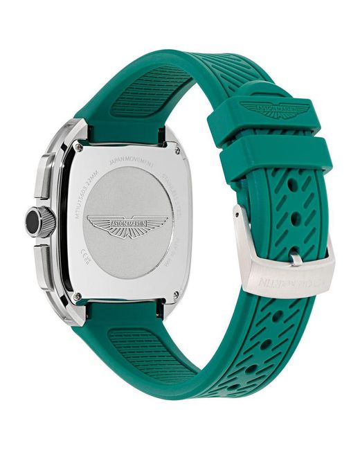 Aston Martin Green Aml Icon Ult Watch Mtiu1S603 Silicone for men