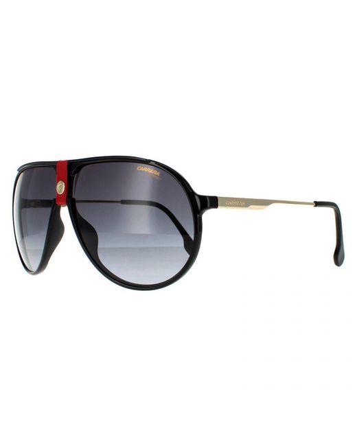 Carrera Black Aviator And Gradient Sunglasses for men