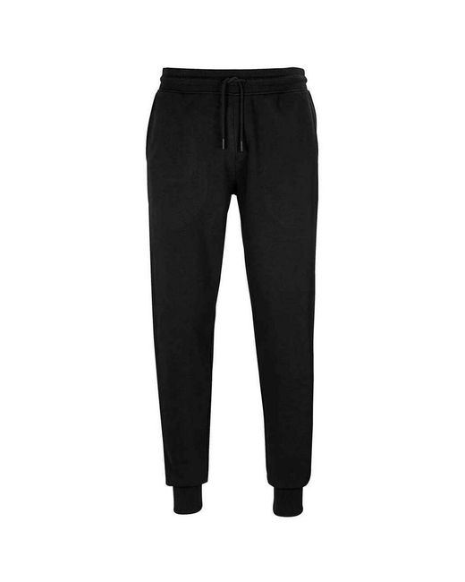 Sol's Black Adult Jumbo Organic Jogging Bottoms
