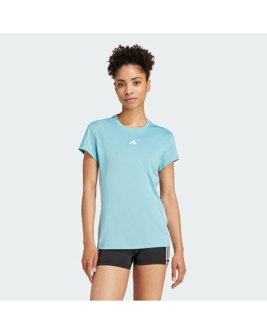 Adidas Originals Blue Hyperglam Training Tee