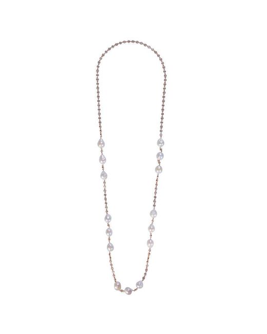 Orphelia Metallic 925 Sterling Necklace