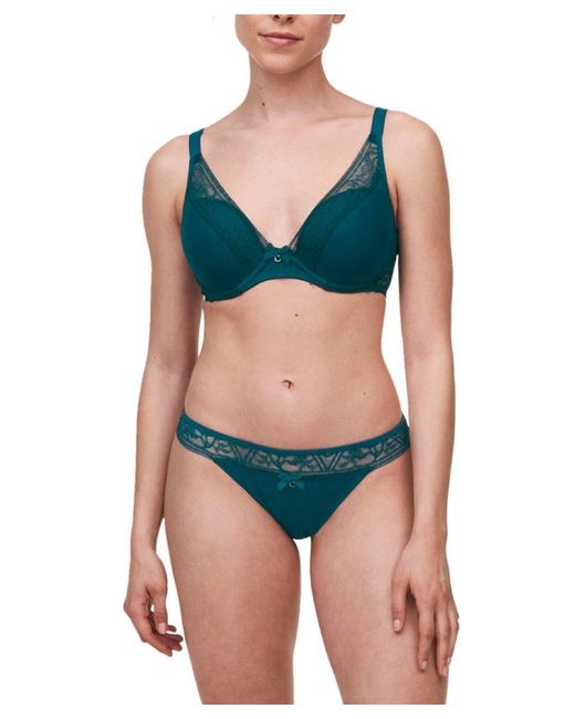 Chantelle Green Alto Plunge T-Shirt Bra