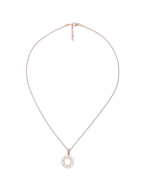 Orphelia Metallic 'Jasmine' 925 Sterling Chain With Pendant