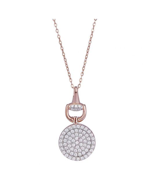 Orphelia Metallic 'Alisia' 925 Sterling Set: Necklace + Earrings + Ring