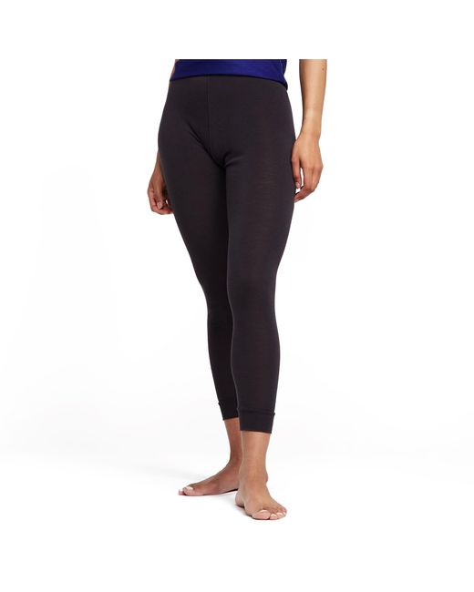 North Ridge Black Convect-200 Merino Baselayer Pants Made From 100% Wool