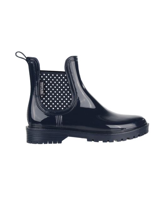 Regatta Blue Ladies Lady Harriett Ii Ankle Wellington Boots Sand)