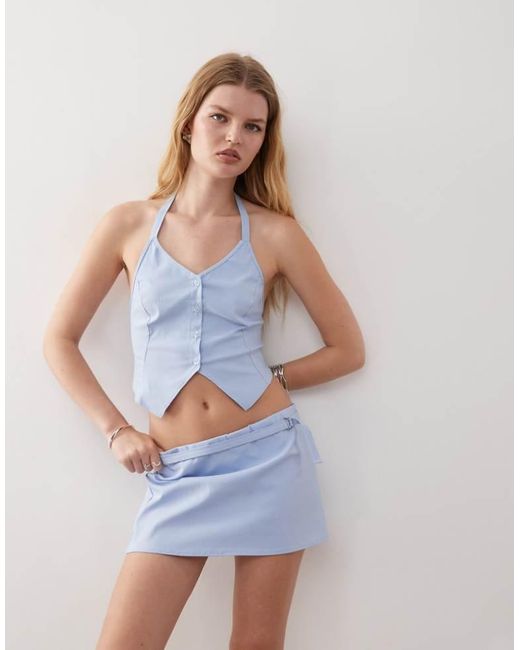 Collusion Blue Mini Bangaline Skirt