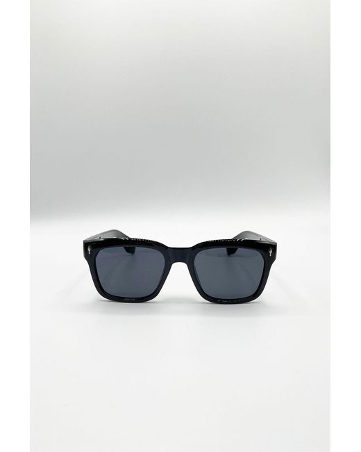 SVNX Black Square Sunglasses