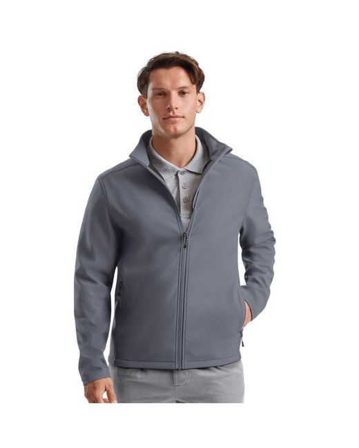 Russell Gray Essential Soft Shell Jacket (Iron) for men