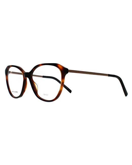 Marc Jacobs Brown Oval Dark Tortoise 485/N