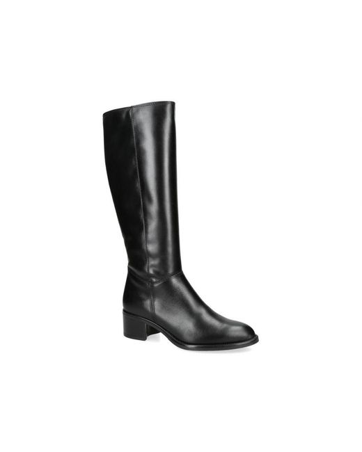 Carvela Kurt Geiger Black Leather Spectate High Leg Boots