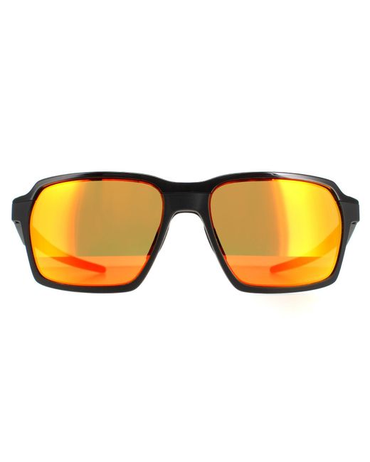 Oakley Brown Square Matte Prizm Parlay for men