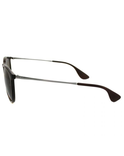 Ray-Ban Brown Sunglasses Erika 4171 710/T5 Tortoise & Gunmetal Gradient Polarized