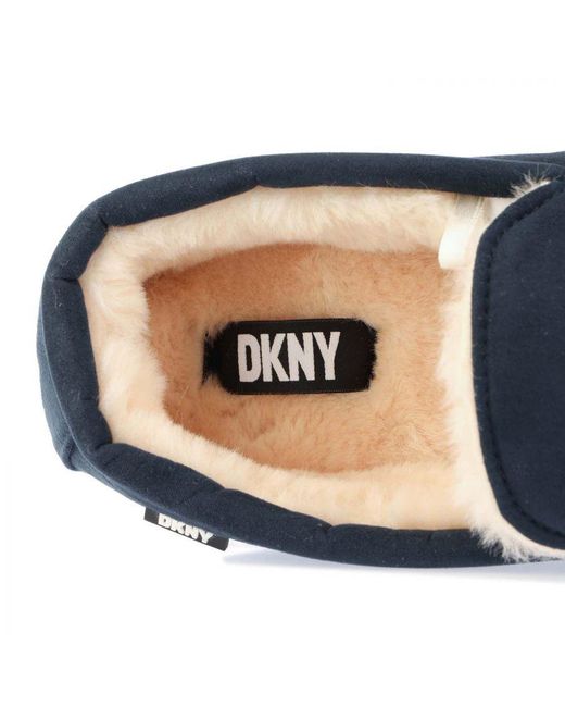 DKNY Blue Moccasin Slipper for men