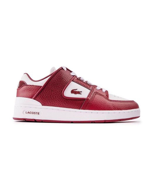 Lacoste Red Court Cage Trainers