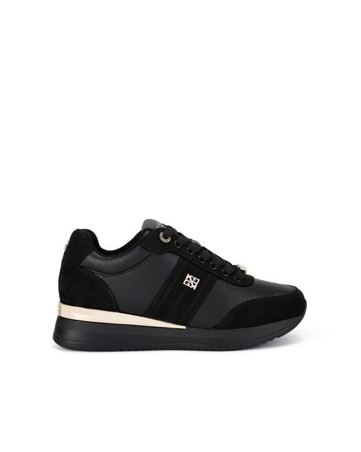 KG by Kurt Geiger Black Lina Laceup Sneakers