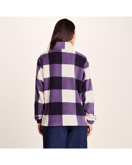 TOG24 Blue Stones Checkerboard Half Zip Fleece Pullover