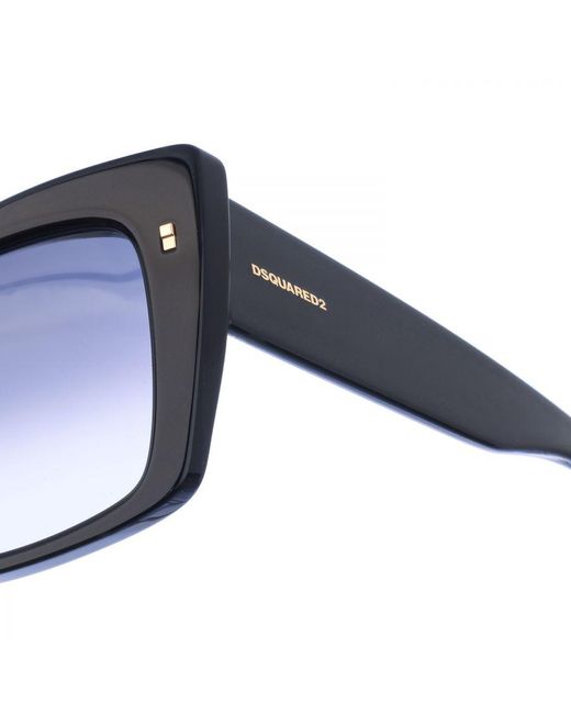 DSquared² Blue Butterfly-Shaped Acetate Sunglasses D20017S