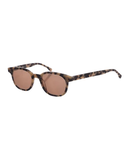 Zen Brown Z428 Square Shape Acetate Sunglasses