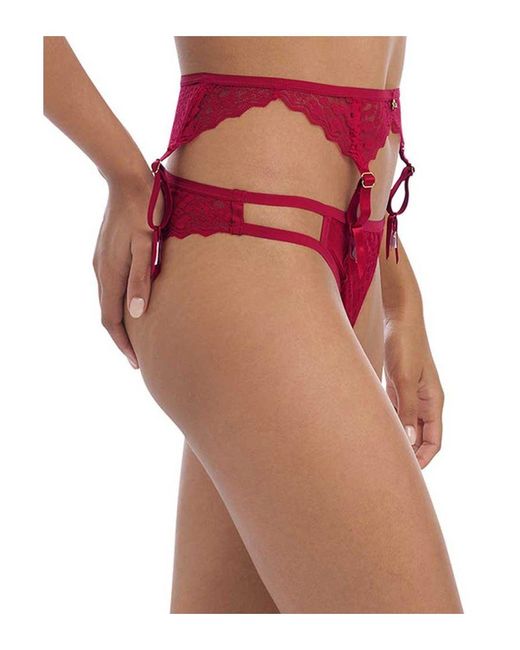 Freya Pink Temptress Suspender Belt