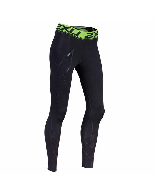 2xu Blue Refresh Recovery Compression Tights Nylon
