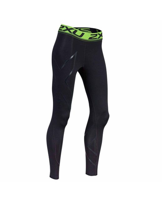 2xu Blue Refresh Recovery Compression Tights Nylon