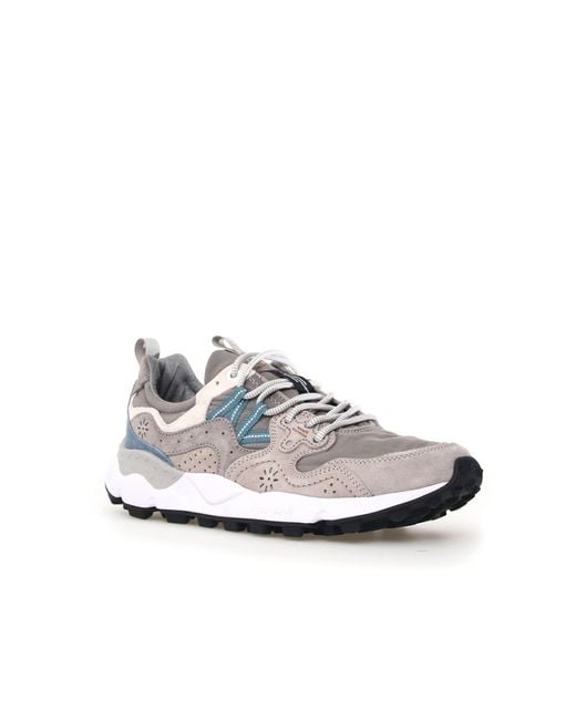 Flower Mountain Yamano 3 Graue Sneaker in White für Herren