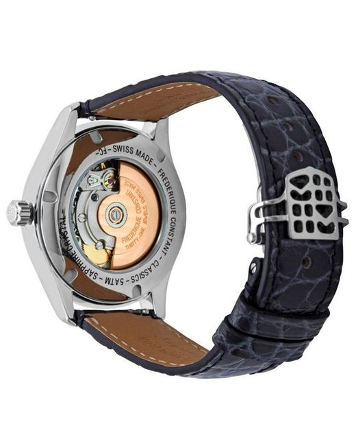 Frederique Constant Gray Frédérique Watch Fc-318Mpwn3B6 Leather (Archived)