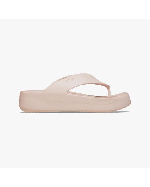 CROCSTM Pink 209410-6Ur Getaway Platform Flip Flip-Flops Quartz