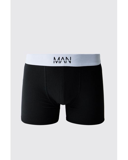 BoohooMAN Black 3 Pack Multi Boxers for men