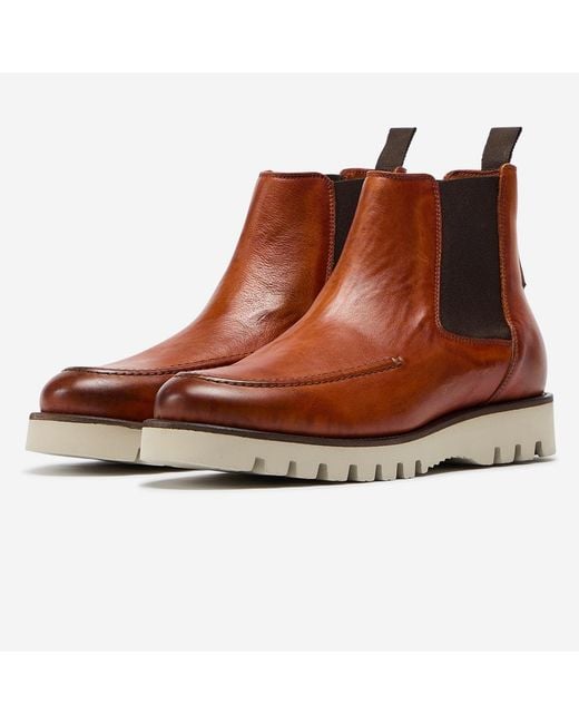 Oliver Sweeney Brown Monsaraz Chelsea Boots for men