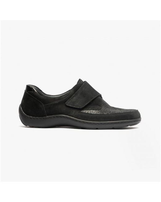 Waldläufer Black Henni 496H31 Ladies Leather Shoes