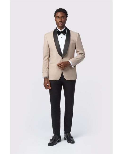 Antique Rogue Natural Long Sleeve Skinny Suit Jacket for men