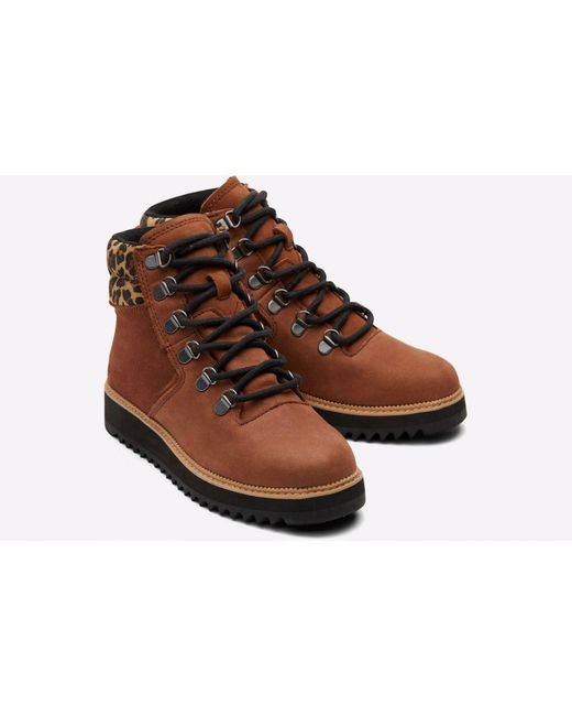 TOMS Brown Mojave Waterproof Ankle Boots