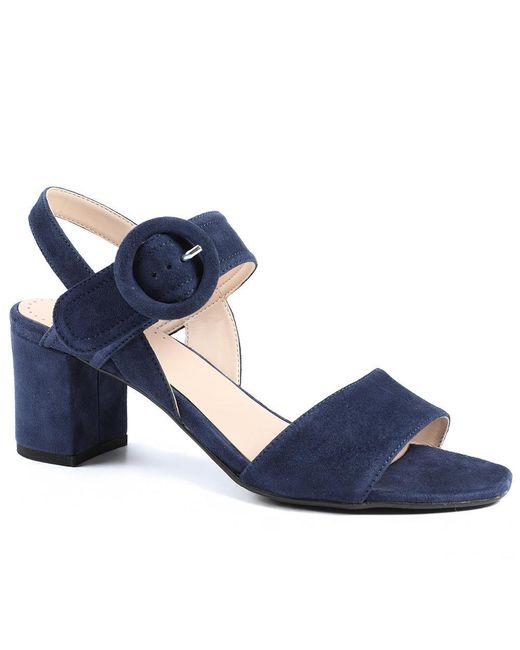 Jones Bootmaker Blue Garnett Smart Leather Sandals