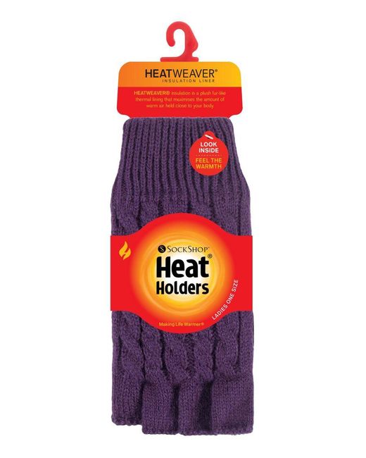 Heat Holders Purple Heat Holders Womens