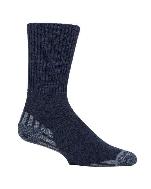 IOMI Blue Diabetic Wool Walking Socks For for men