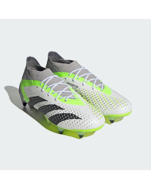 Adidas Originals Green Predator Accuracy.1 Soft Ground Boots