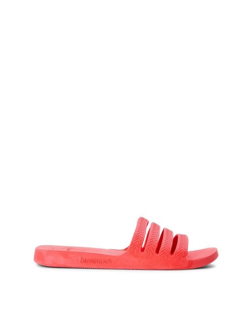 Havaianas Red Hav. Slide Stradi Crush 43 44 Flip Flops for men