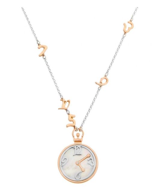 Orphelia Metallic 925 Sterling Necklace