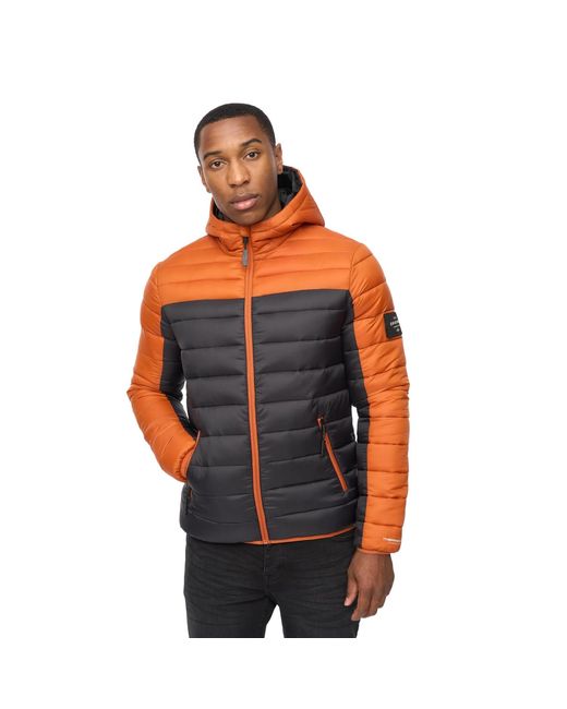 Crosshatch Orange Velopment Jacket (Burnt) for men