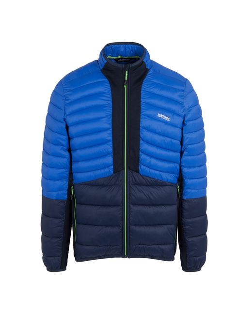 Regatta Blue Leedre Colour Block Hybrid Jacket (Olympian/