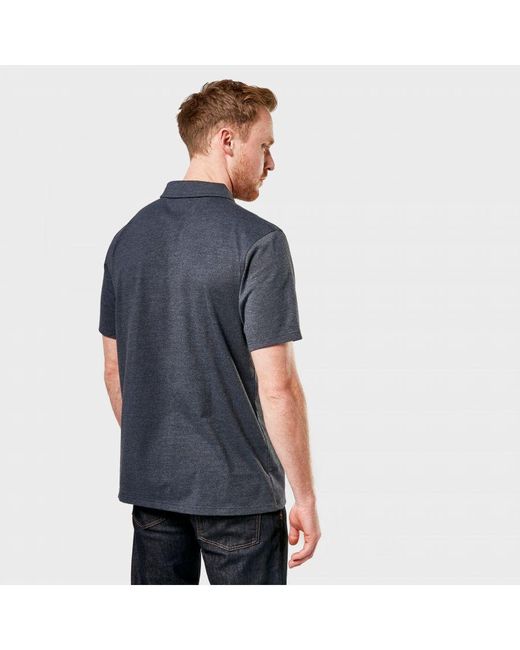 Peter Storm Blue Paolo Casual Polo Shirt With Collar And Short Sleeves for men
