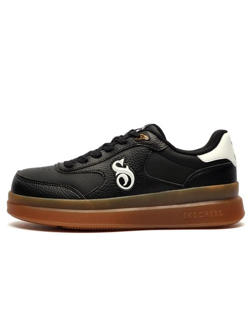 Skechers Black Courtside X Snoop Dogg Collab Trainers for men