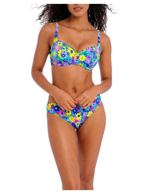 Freya Blue Garden Disco Sweetheart Bikini Top