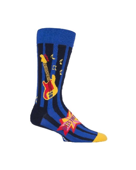 Happy Socks Blue 1 Pack Official Licensed Queen Novelty for men