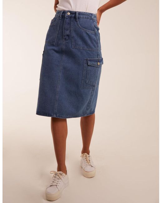 Blue Vanilla Blue Vanilla Pocket Denim Skirt