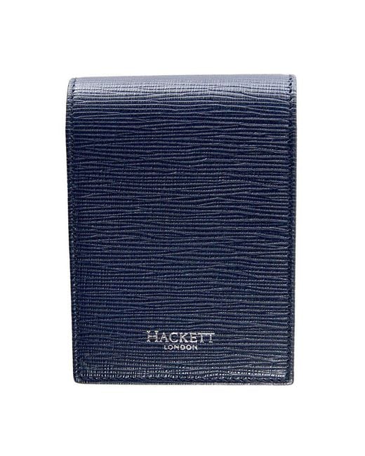 Hackett Blue Mayfair Curzon Card Holder for men