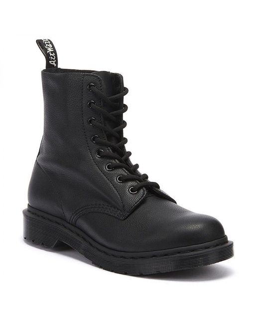Dr. Martens Unisex 1460 Pascal Mono Lace Up Boots Black